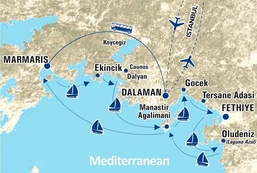 Tour map